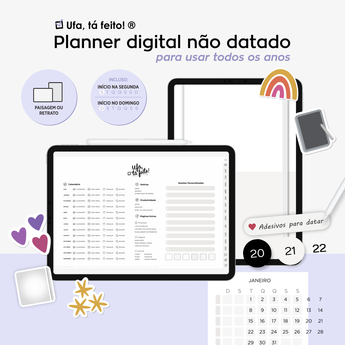 Planner Digital – Neutro