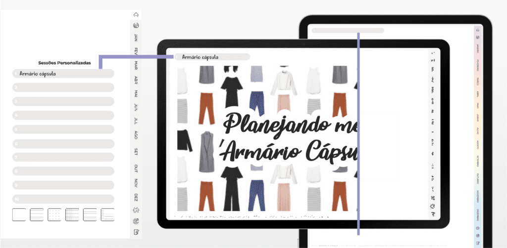 Sessões personalizadas