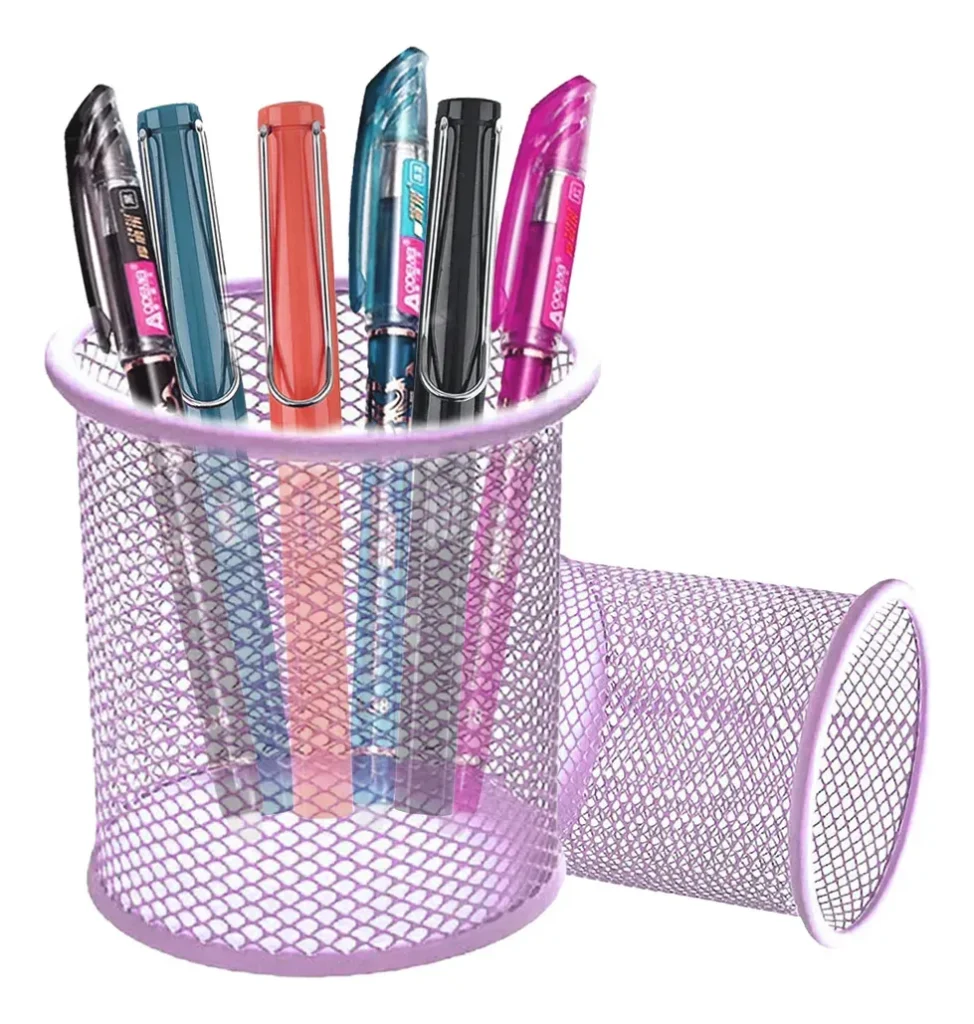 D NQ NP 2X 783848 MLB117086183185 092026 F porta caneta redondo de metal organizacao escritorio