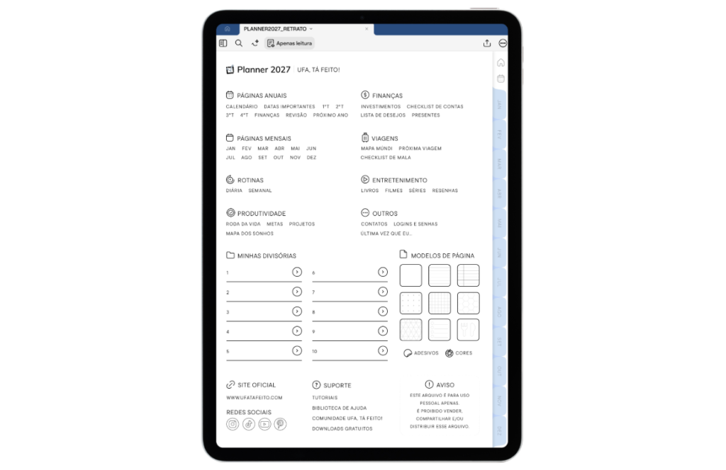 PLANNER DIGITAL 2027