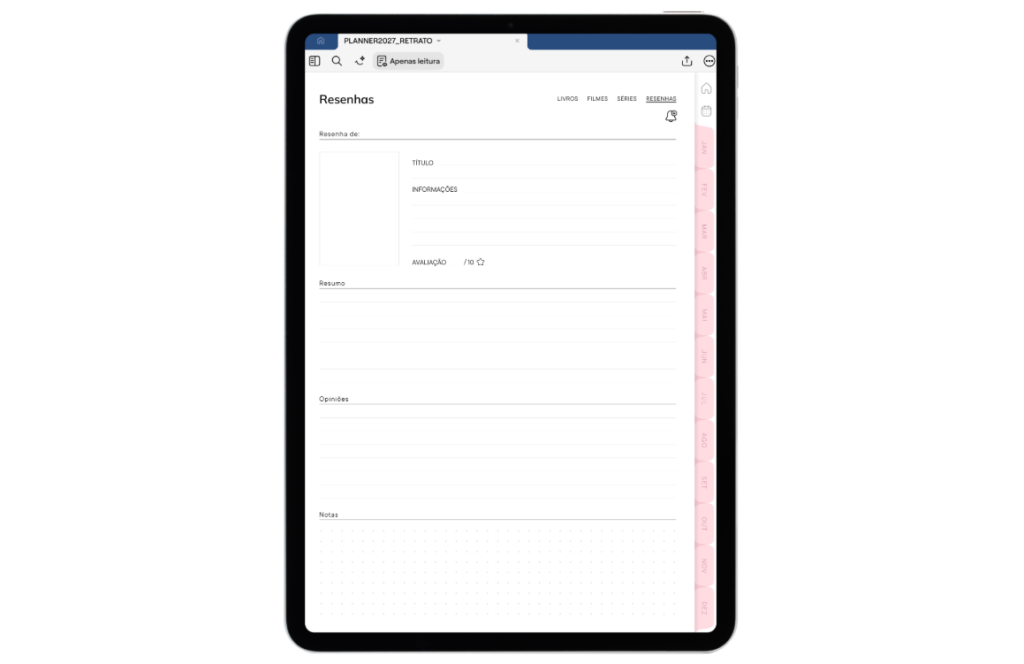 PLANNER DIGITAL 2027