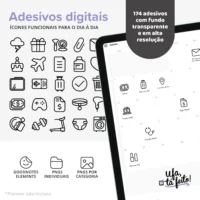 Adesivos Digitais – Ícones funcionais
