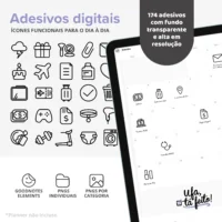 Adesivos Digitais – Ícones funcionais
