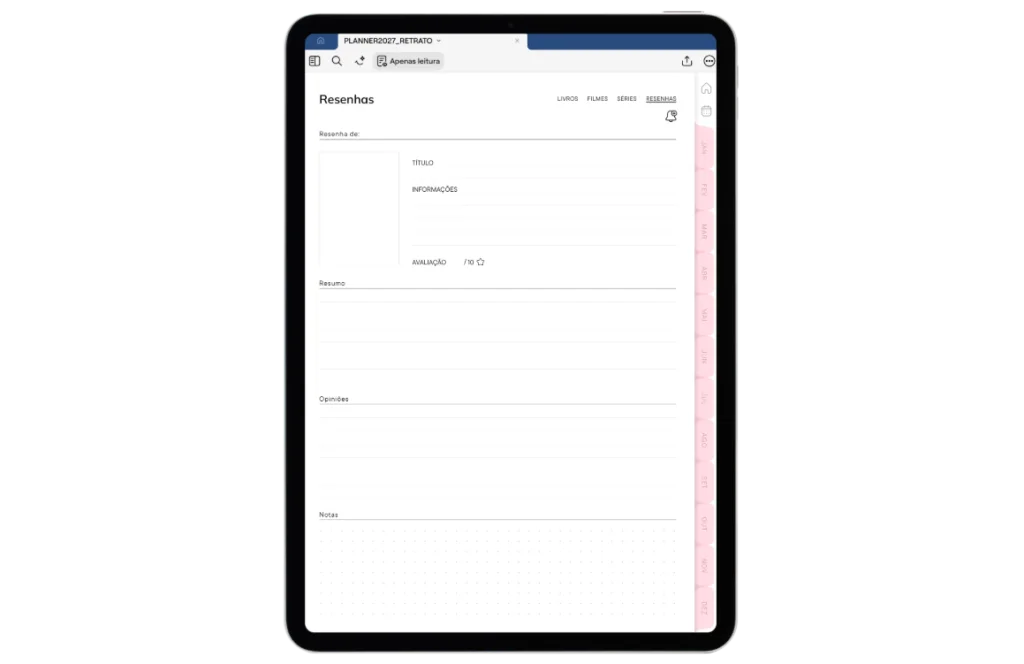 PLANNER DIGITAL 2027